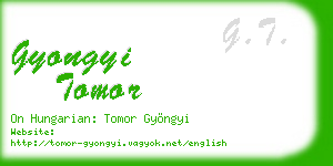 gyongyi tomor business card